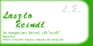 laszlo reindl business card